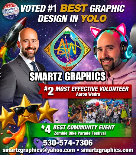 Voted #1 best graphic design in Yolo County