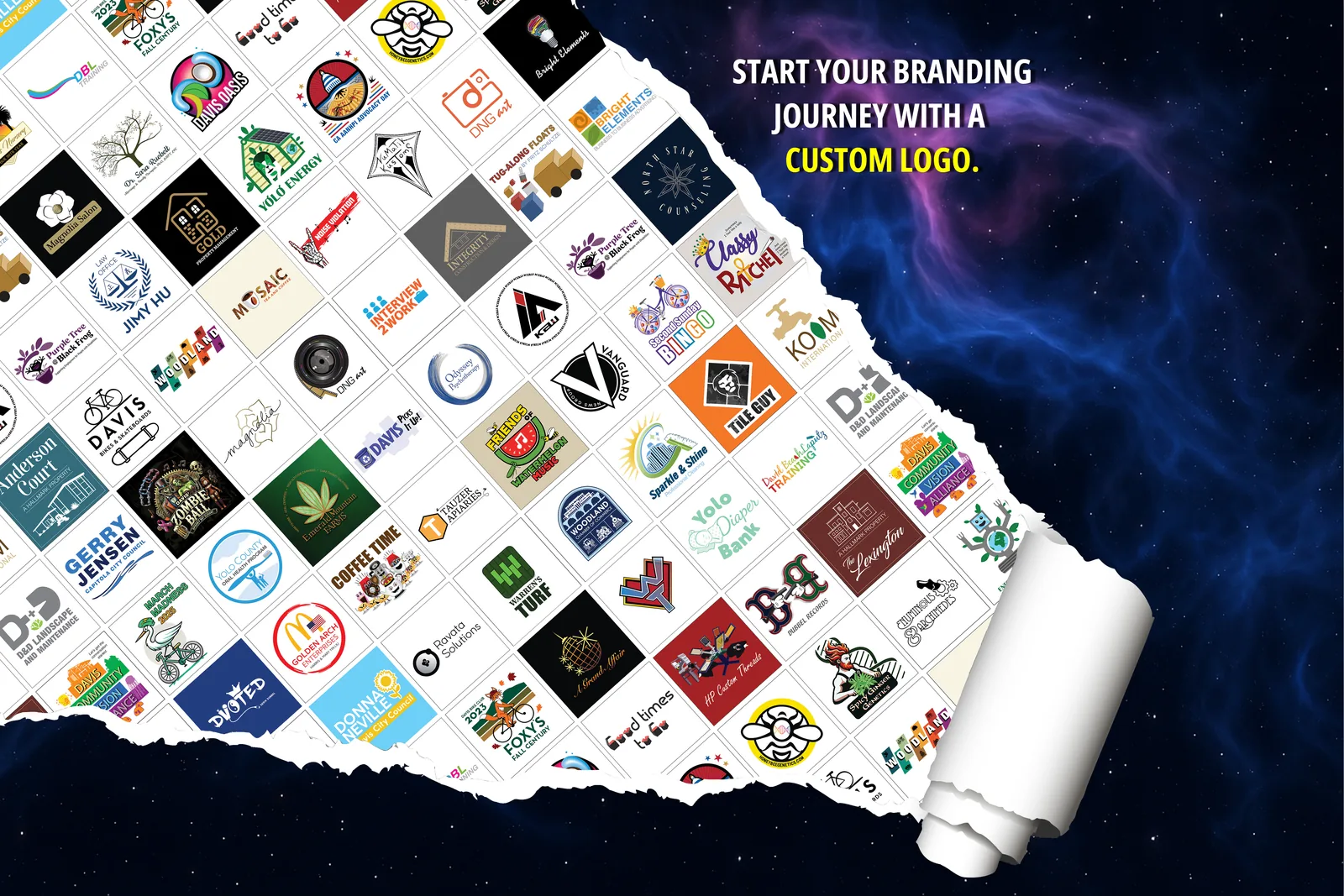 100+ logos for local businesses